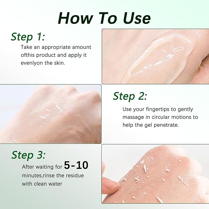 Purifying Exfoliating Gel, 2PCS Deep Cleansing Face and Body Exfoliating Scrub Gel, Advanced Purifying Exfoliatings Moisturizing Scrub for All Skin Types