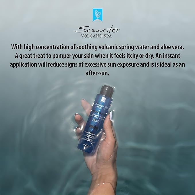 Volcanic Water Gel 100ml โ Soothing & Hydrating Hydro Gel Moisturizer for Face & Body โ Reduces Redness, Itchiness, Irritation and Sunburn