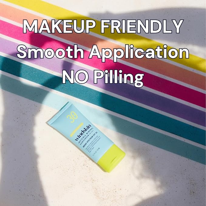 Sensitive Mineral Sunscreen Face SPF30 moisturizer, No white cast I Anti Aging I Non Toxic I Eco Friendly I made with zinc oxide for sensitive skin and acne prone skin, dermatologist recommended