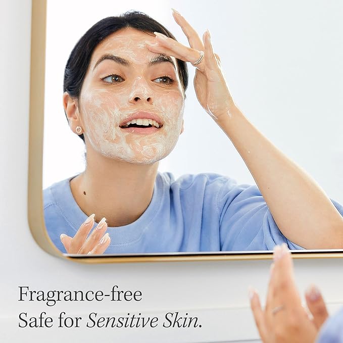 First Aid Beauty - Pure Skin Face Cleanser, Effectively Removes Makeup, Dirt, and Impurities, Gentle Cleanser Leaves Skin Soft & Supple, Safe for Sensitive Skin, Fragrance Free, 8 oz