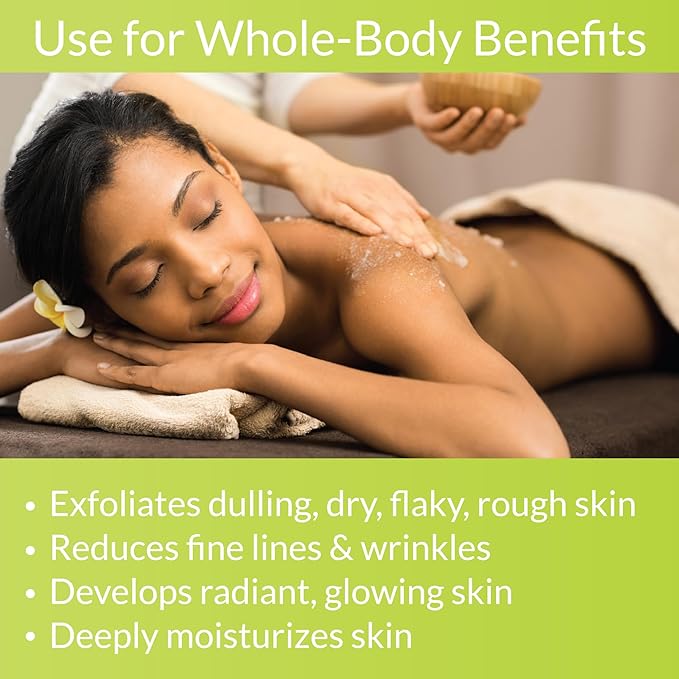 Whole Body Scrub - Infused with Coconut Oil, Exfoliating Sugar Scrub for Smooth and Soft Skin, Exfoliates & Restores Skin's Natural Biosphere, Coconut Lime 20 oz