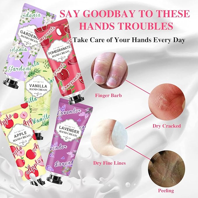 38 Pack Hand Cream Bulk Gifts,Stocking Stuffers for Teen Girls,Christmas Gifts for Women,Teacher Appreciation Gifts Nurse Gifts,Small Gifts Birthday Gifts for Women Hand Lotion for Dry Cracked Hands
