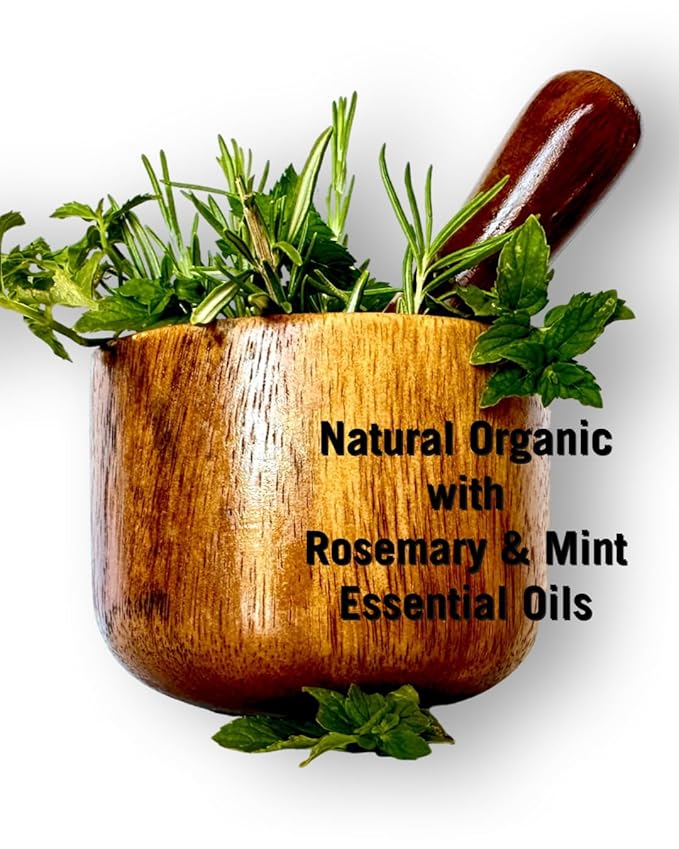 Hand & Body Lotion, Rosemary Mint, Natural-Organic, Hydrating, Shea Butter & Acaí Fruit Oil, 8oz