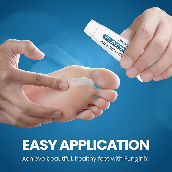 FUNGINIX AF Athletes Foot Cream - Topical Anti-Fungal Treatment, Eliminates Athlete's Foot Infections, Safe & Effective (2 Tubes)