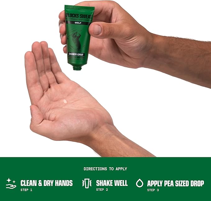 New Golf Grip Lotion by Gamer Grip– Sweat-Resistant, Fast-Drying Hand Cream for Stronger Grip – No Chalk, No Mess, No Residue – Made in USA