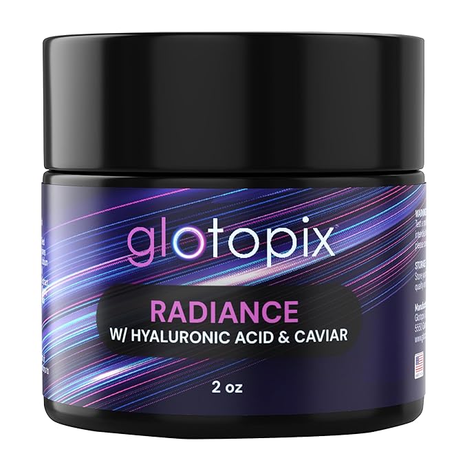 Radiance Facial Cream - Moisturizer Face and Body Boosts Collagen, Suitable for All Skin Types - Skin Feels Softer and Smoother, Long-Lasting Hydration, Easy & Fast-Absorbing Face Cream - 2Oz