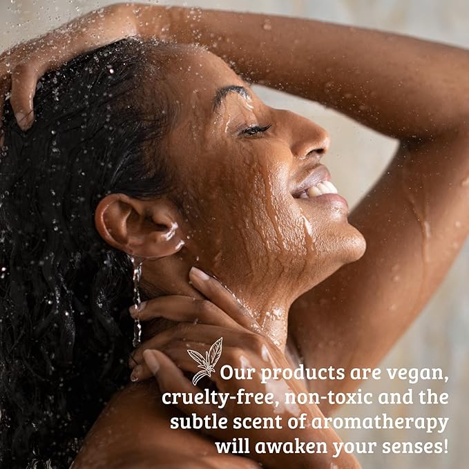 Pharmacopia Citrus Body Wash - Natural Shower Gel, Moisturizing and Nourishing Body Cleanser - Infused with Organic Aloe Vera, Coconut Oil, and Green Tea Extract - Vegan and Cruelty-Free, 16 oz