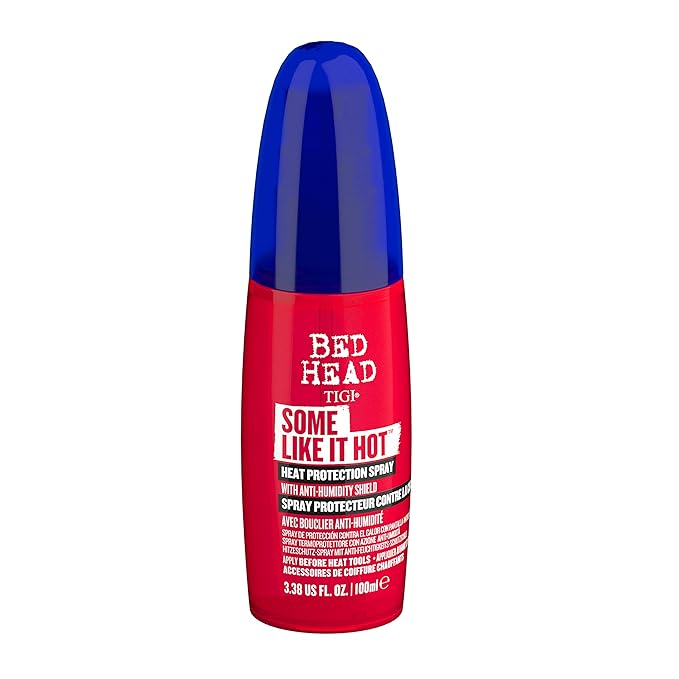 TIGI Bed Head Some Like It Hot Heat Protection Spray for Heat Styling 3.38 fl oz (Pack of 2)