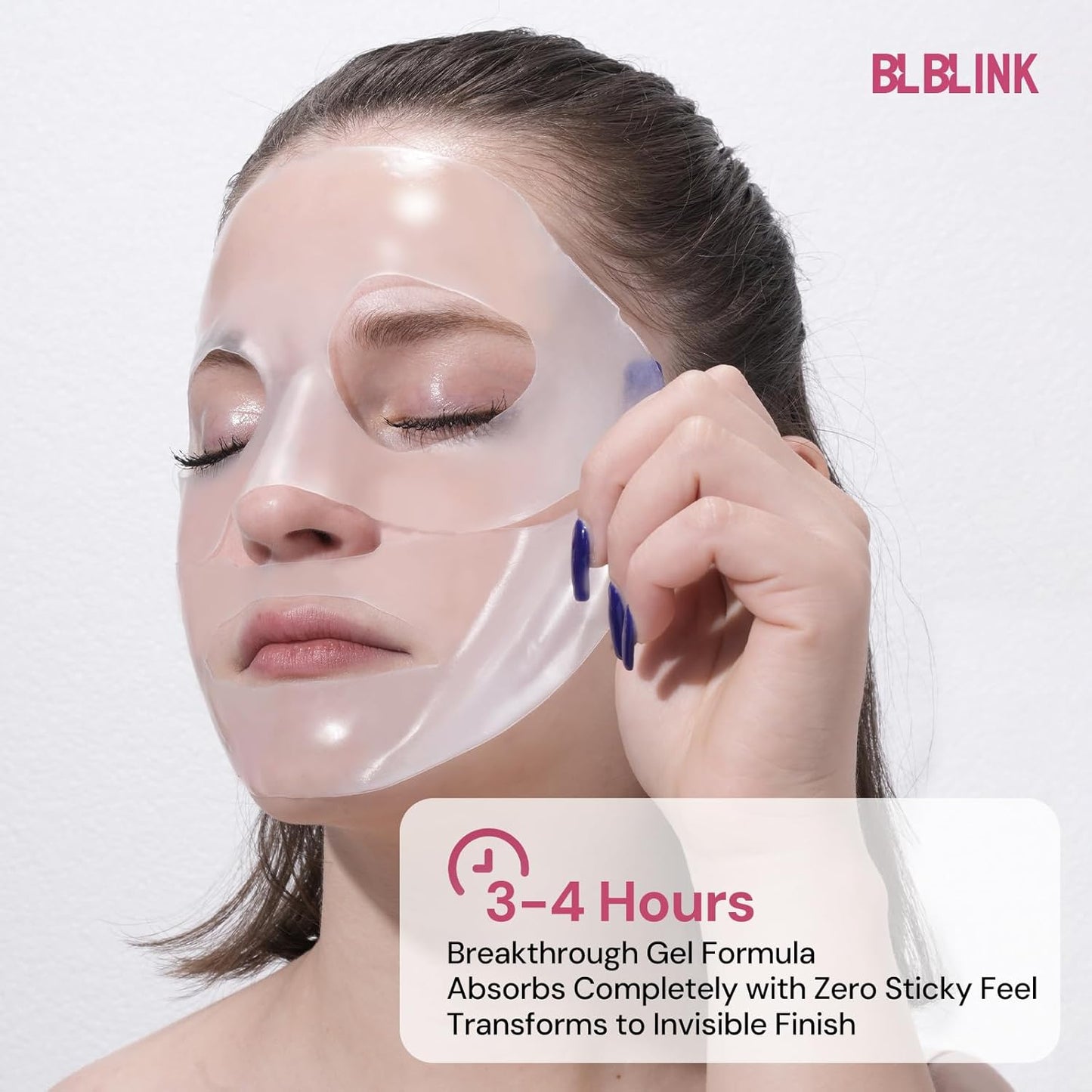5-Pack Collagen Hydrogel Face Mask β Moisturizing & Firming Overnight Sheet Mask for Dry Skin β Anti-Aging Korean Skincare for Deep Hydration & Wrinkle Repair β 34g x 25ea