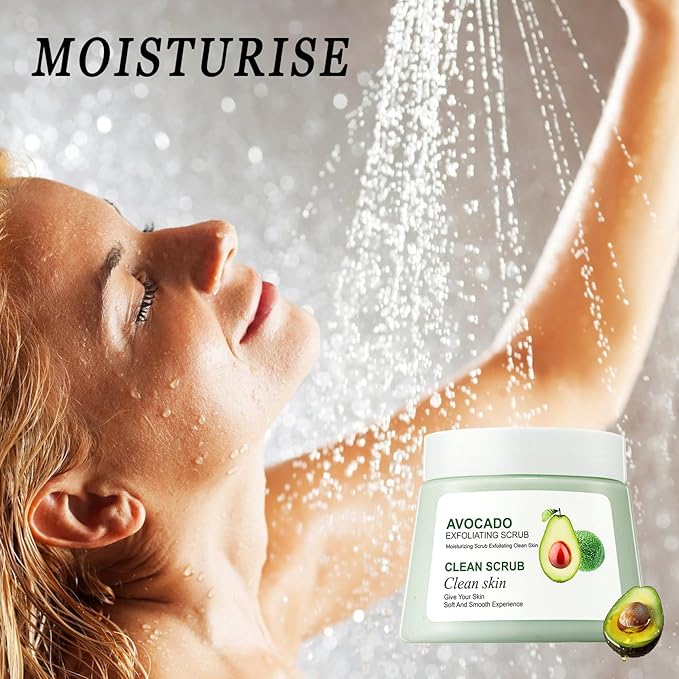 Premium Body Scrub to Exfoliate & Moisturize Skin,Deep Cleansing Body Exfoliator Scrub for Men & Women,Long Lasting Hydrating Smooth exfoliating Body Salt Scrub for All Skin Types B