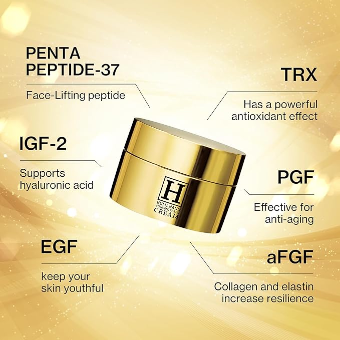 Japanese Placen moisturizing gel cream, Facial gel cream, Anti wrinkle Cream, EGF, FGF, HUMANANO, Mineral Oil Free, Fragrances Free, Cruelty Free (50g 1.76oz)