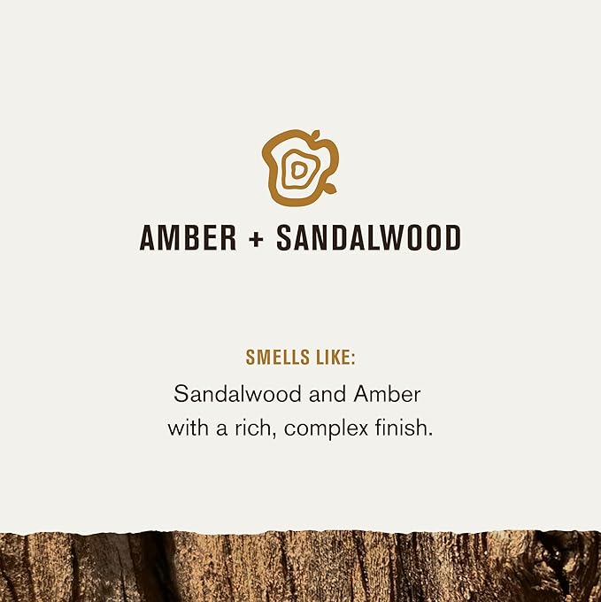 Every Man Jack Men’s Amber + Sandalwood Bath and Body Gift Set - Clean Ingredients & Sandalwood, Amber, and Vetiver scent - Round Out His Routine with Body Wash, 2-in-1 Shampoo, Deodorant & Face Wash