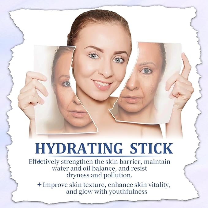 2 Pcs Calcium Multi Balm, Calcium Volume Multi Balm, Korean Collagen Moisturing Stick, Wrinkle Core Stick, Anti-aging, Hydrating, Firming Skin, Suitable for Eyes, Neck, Face