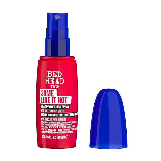 TIGI Bed Head Some Like It Hot Heat Protection Spray for Heat Styling 3.38 fl oz (Pack of 2)