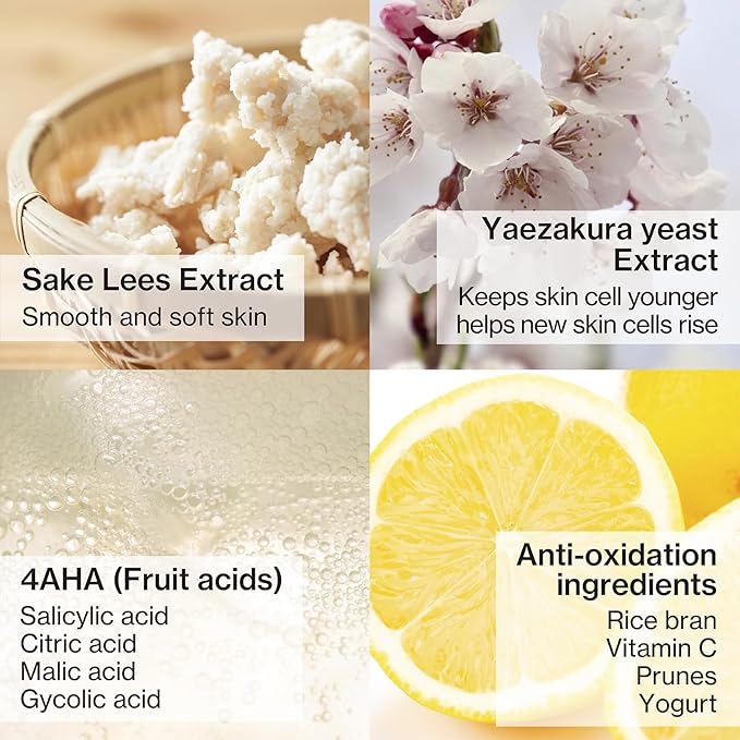 Cherry blossom face serum Japanese Sakura Rice brain Vitamin C Hydrating formula Smooth skin “Kuramoto-no-Shizuku”(1.01oz)