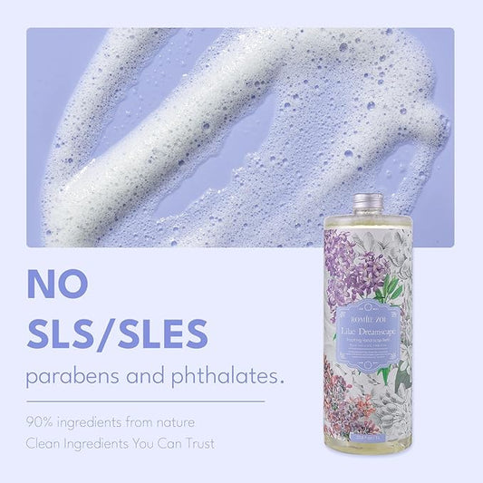 Foaming Hand Soap Refill, Lilac, Gentle & Moisturizing Formula, 1000 ML/ 33.8 FL OZ