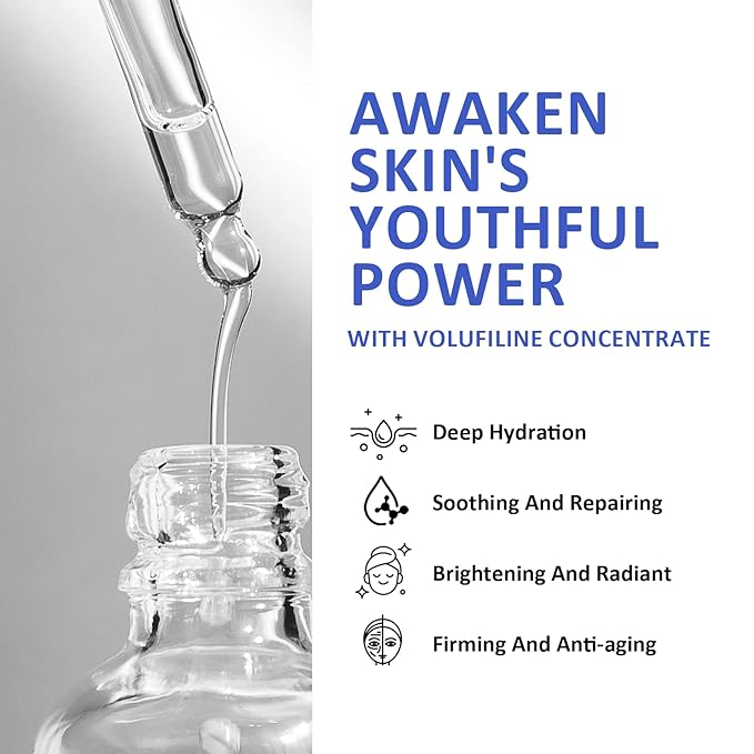 Volufiline Serum, Face Serum Anti Wrinkle, Moisturize and Firm Skin, Improve Fine Lines and Sagging Problems, Enhance Skin Fullness and Firmness