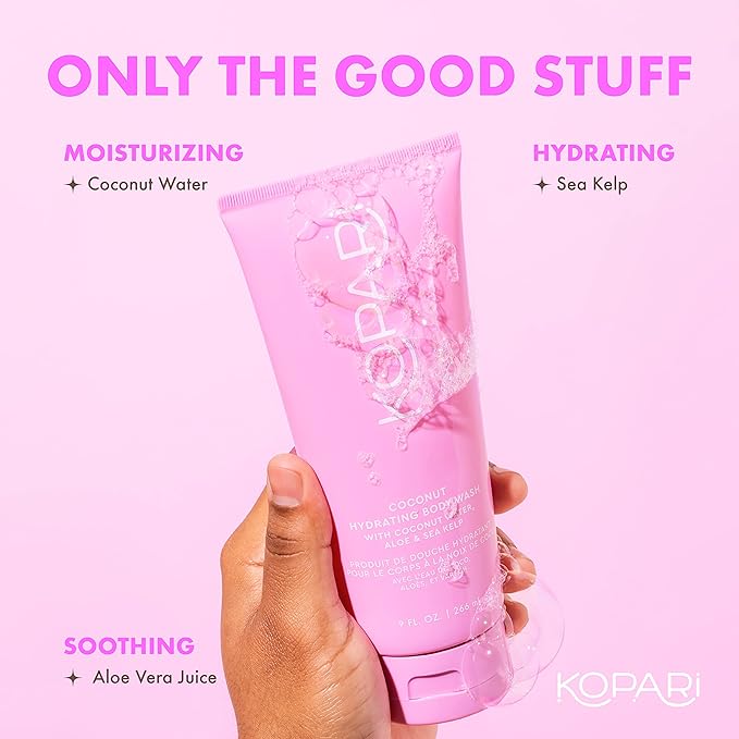 Kopari Hydrating Body Wash - Non-Toxic, Paraben Free, Gluten Free & Cruelty Free - Made with Organic Coconut Oil - 9 oz