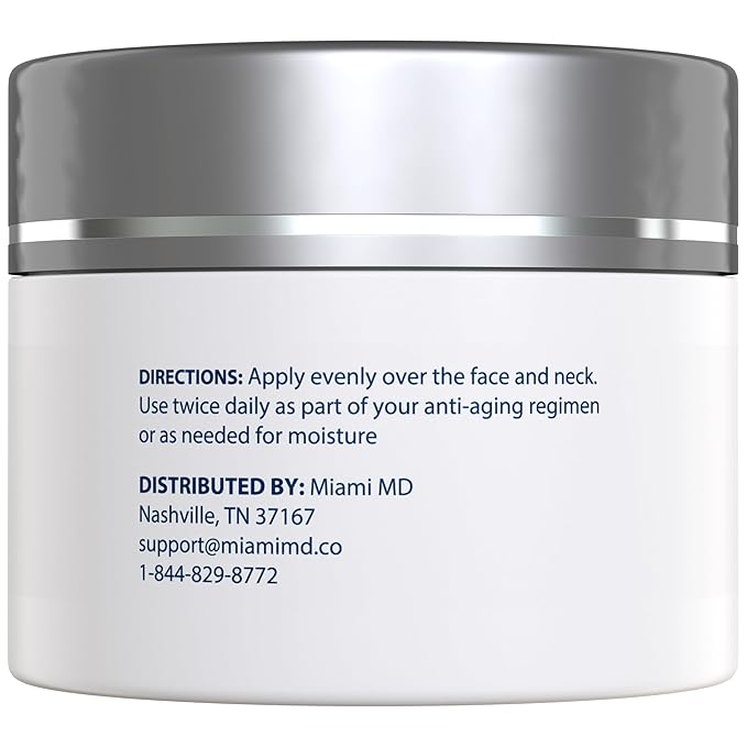 MiamiMD Age-Defying Lift & Firm Cream - Anti Aging and Skin Firming For All Types - Paraben Free - Fragrance Free Cruelty Free BHA Free 50 ml (1.7oz) - 3 PACK