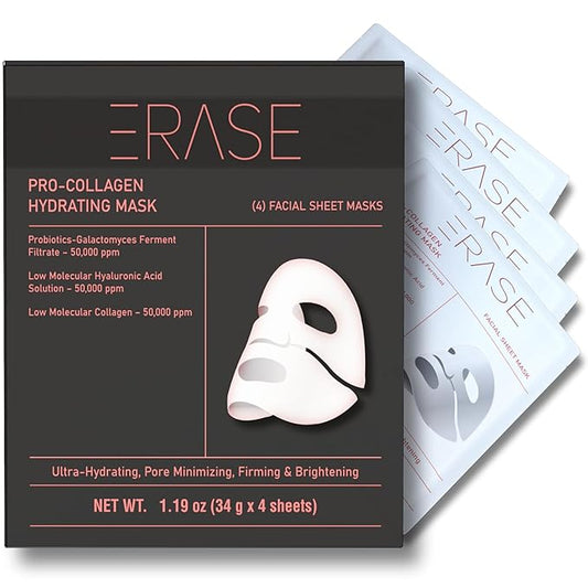 Pro-Collagen Hydrating Collagen Face Mask for Women & Men | Face Masks Skincare | Mascarillas Faciales de Colageno |Collagen Mask Overnight | Biocollagen Face Mask | Korean Skin Care