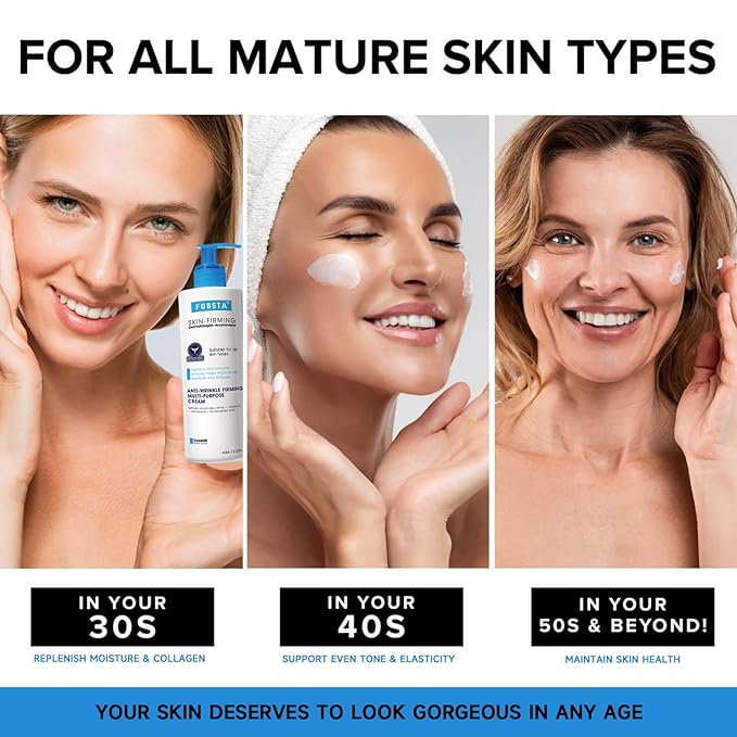 Ultra Firming & Revitalizing Cream, Advanced Body Cream, Tightening Lotion for Renew Skin firmness and Deep Hydration Barrier (4 Bottle)