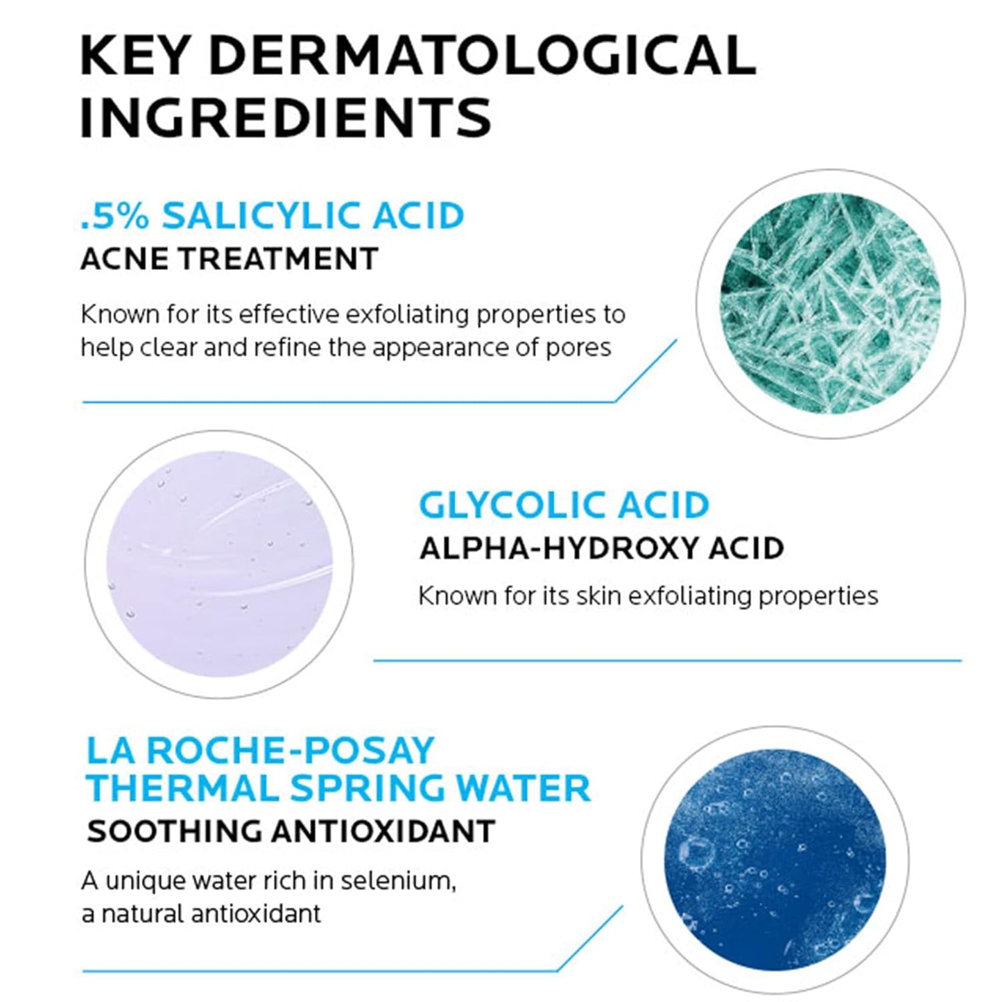 La Roche-Posay Effaclar Clarifying Solution Acne Toner β Salicylic Acid & Glycolic Acid Exfoliating Toner for Oily, Acne-Prone Skin