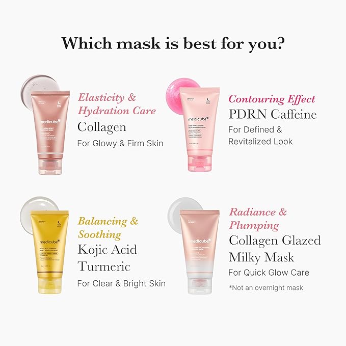 medicube Collagen Glazed Milky Glow Daytime Wrapping Mask | Quick & Easy-to-Peel Mask for Radiance, Hydration & Smooth Texture | Glutathione, Niacinamide, 130Da Collagen for Plumped, Glass Glow Skin