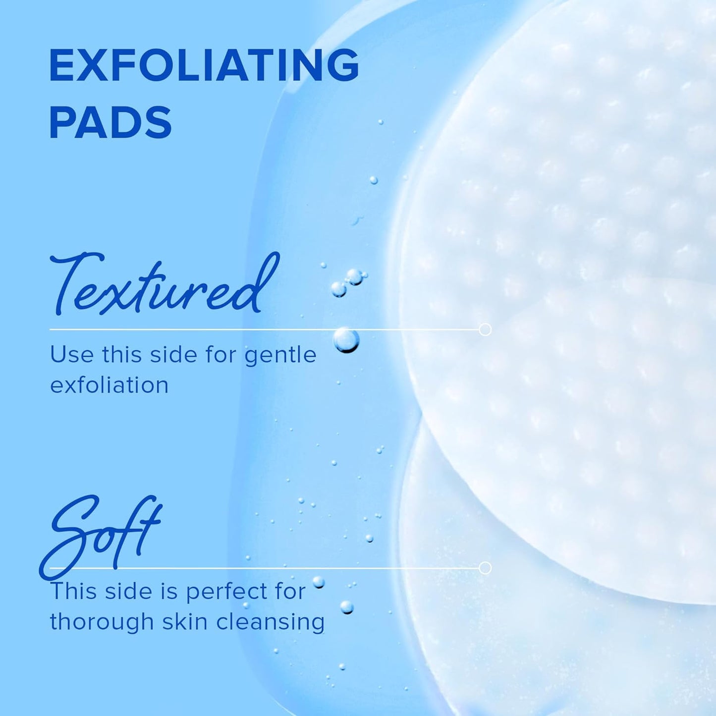 Glycolic Acid Polishes - Toner Pads for Face Cleansing - Tea Tree Oil, Salicylic Acid & Vitamins E, B3, B5 - Facial Peel & Radiance Deep Cleaning Effect - 50 Count