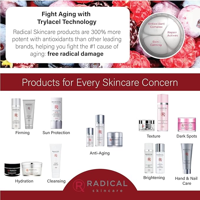Radical Skincare Age Defying Exfoliating Pads Removes Dead Skin, Evens and Brightens Skin Tone for Radiant Glow | For All Skin Types Including Sensitive Skin | Paraben & Cruelty Free (15 Pads, 2 Pack)