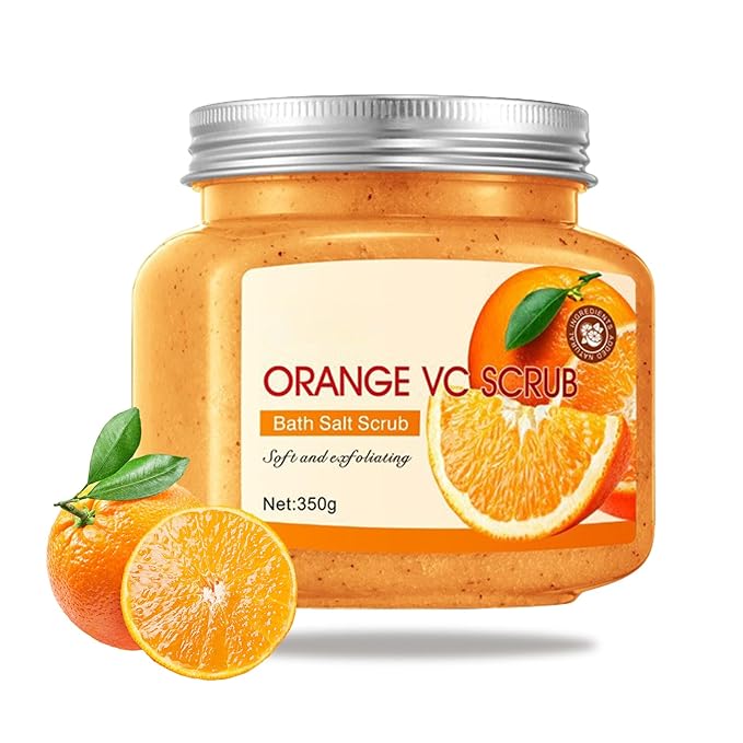 Premium Body Scrub to Exfoliate & Moisturize Skin,Deep Cleansing Body Exfoliator Scrub for Men & Women,Long Lasting Hydrating Smooth exfoliating Body Salt Scrub for All Skin Types K