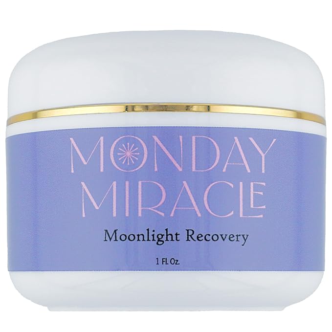 Moonlight Recovery Hydrating Night Cream for Sensitive Skin | Soothing Face Moisturizer for Redness, Dryness & Irritation | Fragrance-Free, Non-Comedogenic, Barrier-Repair
