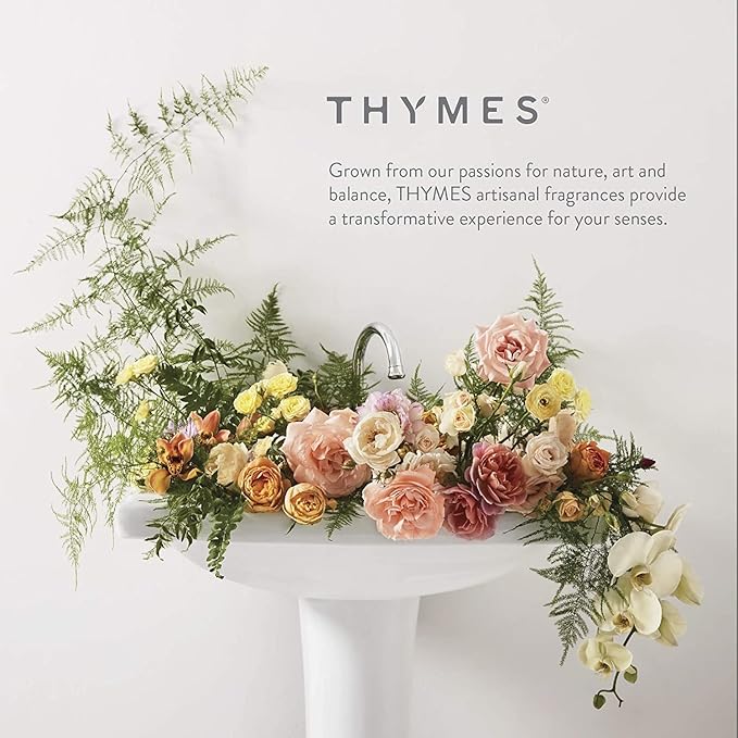 Thymes Moisturizing Hand Wash Soap with Pump - Luxury Hand Soap Gently Cleanses & Moisturizes - Skin Care with Glycerin & Jojoba - Heady, Floral Fragrance (Goldleaf, 8.25 oz)