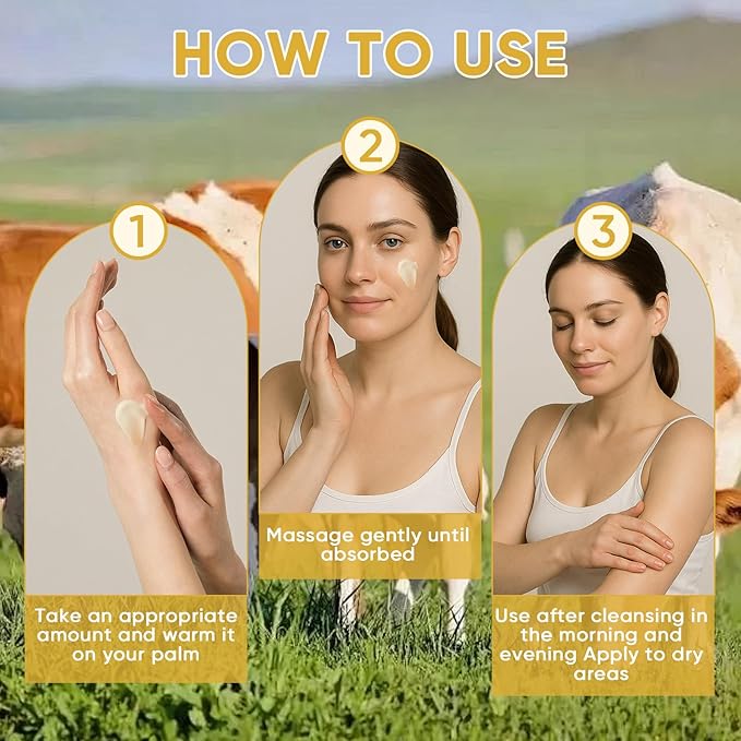 Beef Tallow for Skin, Organic Grass-Fed Beef Tallow Balm,Tallow and Honey Balm with Raw Honey, Olive Oil - Body & Face Moisturizer, Soothes and nourishes for Dry & Sensitive Skin