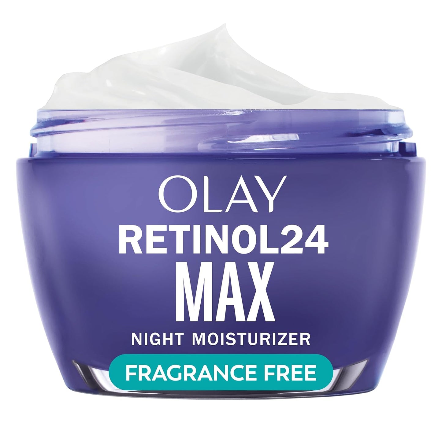 Retinol Face Moisturizer for Women β 24 MAX Anti-Aging Night Cream with Peptides & Glycerin, Fragrance-Free & Non-Greasy β Hydrating, Firming, Anti-Wrinkle Skincare for Fine Lines, 1.7 oz