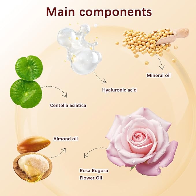 Magic Body Firming Oil,3.38 FL OZ,100% Natural Botanicals Firming Oil,Can Tighten, Moisturize, and Nourish dry Skin,Magical Luxury Female Body Oil is Suitable for Full Body Use (1PC Rose Fragrance)