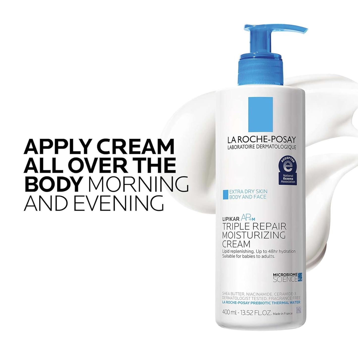 π§ La Roche-Posay Lipikar AP+ Triple Repair Moisturizing Cream β Face & Body Lotion for Dry, Sensitive Skin with Shea Butter & Niacinamide