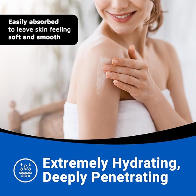 Dermal Therapy Alpha Hydroxy Lotion with 10% Lactic Acid & 10% Urea – Fragrance-Free Moisturizer for Dry Skin – 16 fl oz (474 ml)