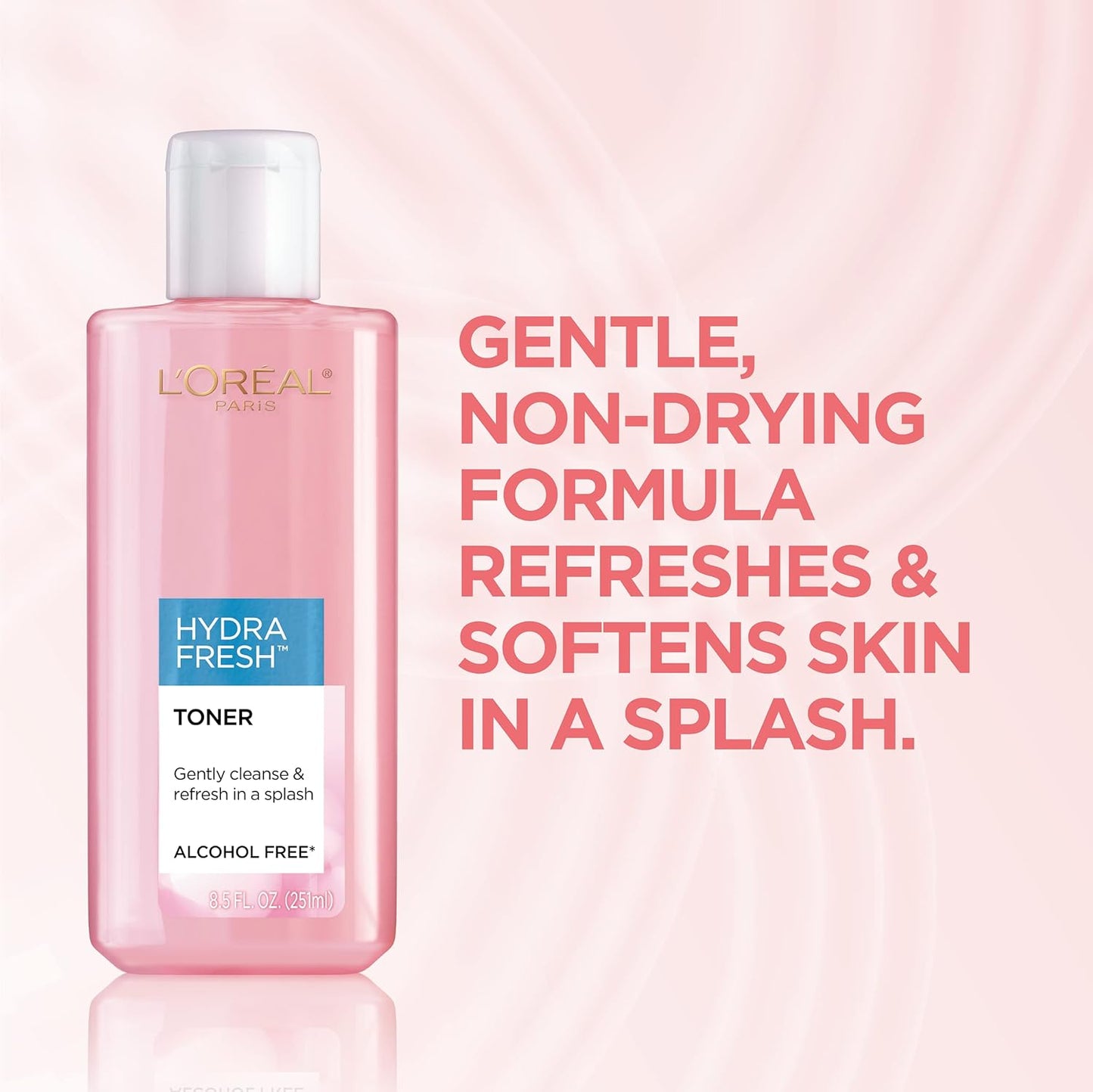 π¦ L'Oreal Paris Hydrafresh Face Toner β Pro-Vitamin B5 for Smooth & Bright Skin (2 Count)