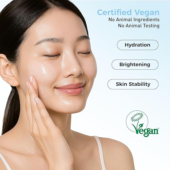 WNP Hyaluronic Acid Hydrating & Brightening Lotion: 4D Hyaluronic Acid, 2% Niacinamide, 377, Vitamin C Deep Moisture & Radiance Boosting Facial Moisturizer Vegan SkinCare for All Skin Types