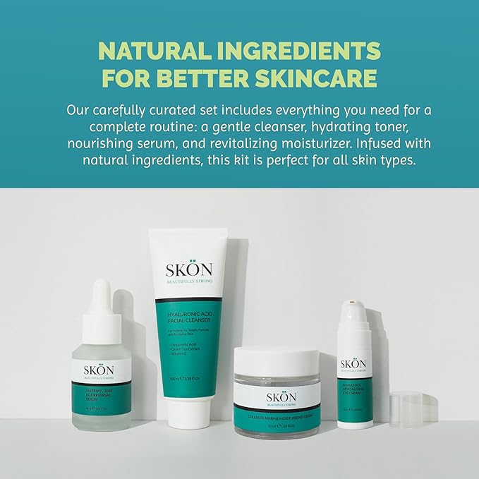 Skön Beautifully Strong Hyaluronic Acid Facial Cleanser – Gentle Hydrating Face Wash for Deep Cleansing & Collagen Boost – For All Skin Types – 100ml