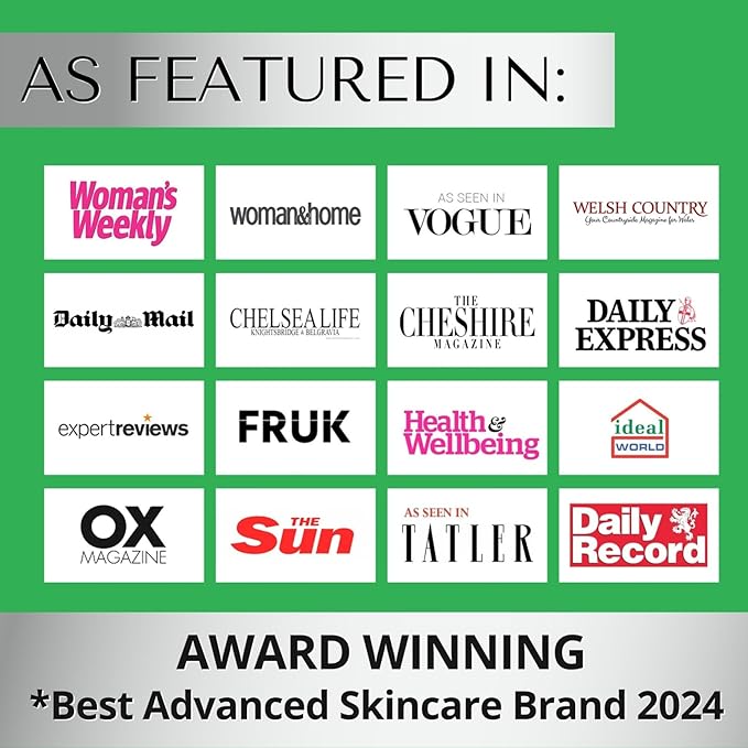 FACE SERUM SKINCARE SET – Retinol Serum for Face - Vitamin C with Niacinamide - Hyaluronic Acid Skin Care – Mens Skincare - Beauty Gifts Sets for Women – Facial Kit for Glowing Skin by DERMAWORKS