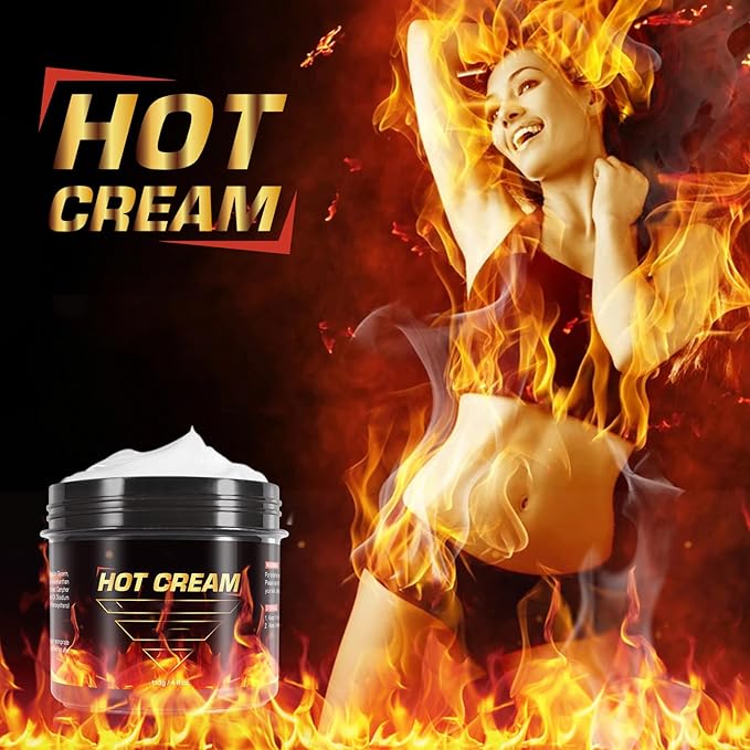 Hot Sweat Cream β Natural Workout Enhancer for Muscle Warm-Up & Skin Tightening β Supports Sweat & Circulation β for Women & Men β Belly, Thighs, Arms, 4fl.oz