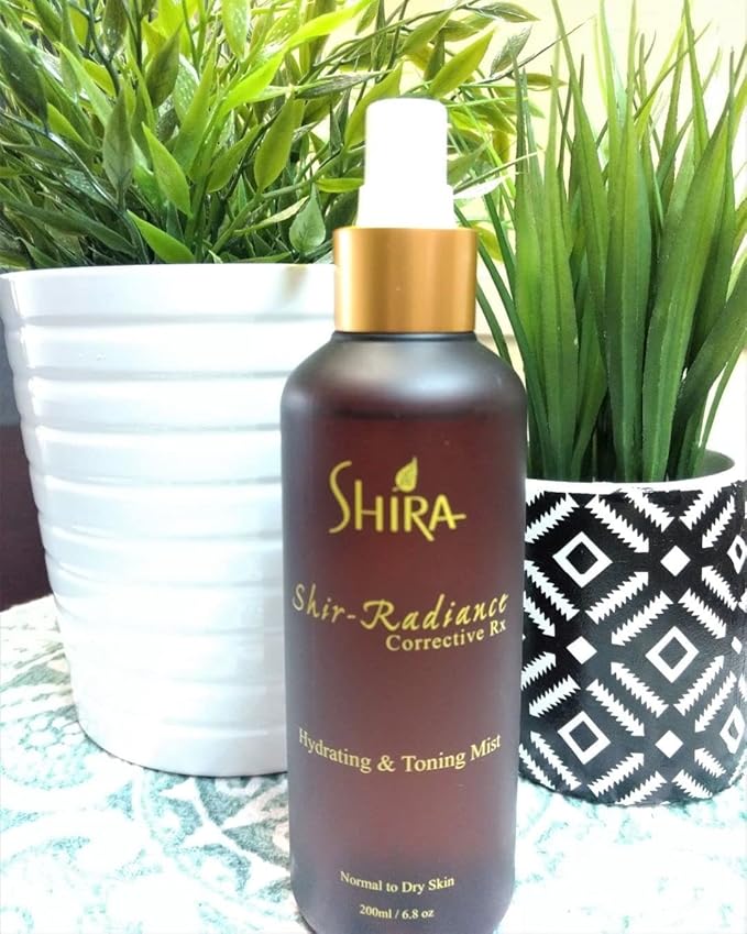 Shir-Radiance Corrective RX Hydrating and Toning Mist - Hydrating Facial Spray 100% Vegan & Cruelty Free -Refreshing Skin Formula Maintains Optimal pH Level for All Skin Type (200 ml)