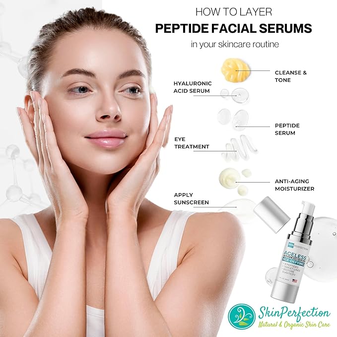 Skin Perfection Ageless Advanced Age-defying Serum Anti-aging Peptides Snap 8 Adipofill Matrixyl Synthe 6 Skin Firm Dipeptide Syn-ake Syn-coll Dmae Haloxyl Hyaluronic Acid