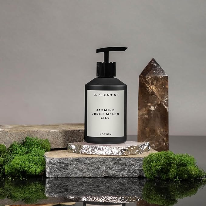 ENVIRONMENT Inspired by 5-Star Hotels WN Lotion, 300ml Luxury Scented Lotion (Jasmine | Green Melon | Lily) Bathroom Luxury, Men & Women High-End Body Lotion, Hand Cream, Dry Skin Treatment