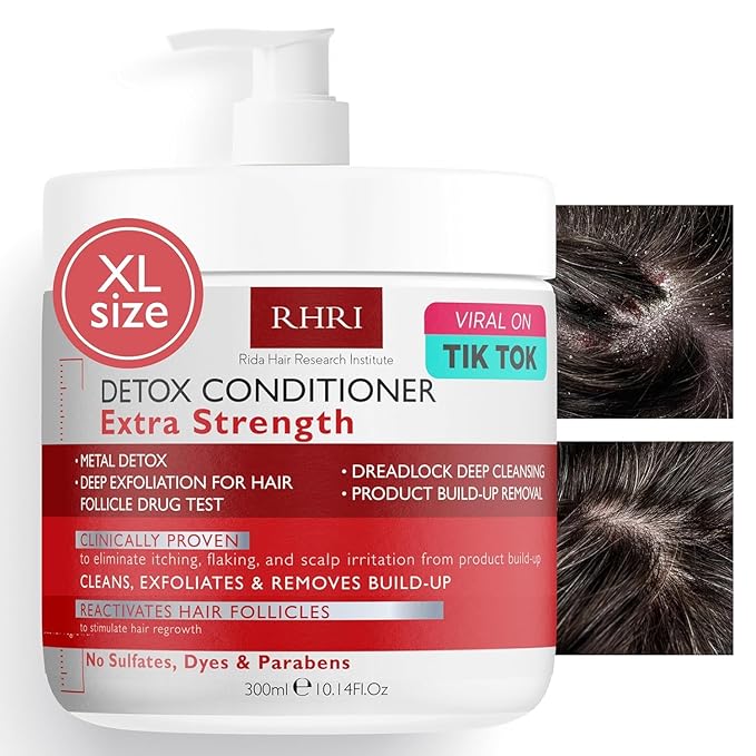 Detox Conditioner β Deep Cleansing Hair Conditioner for Damaged Dry Hair | Heavy Metal Detox & Build-Up Removal | Nourishing Scalp Care, Sulfate-Free Formula β 300ml