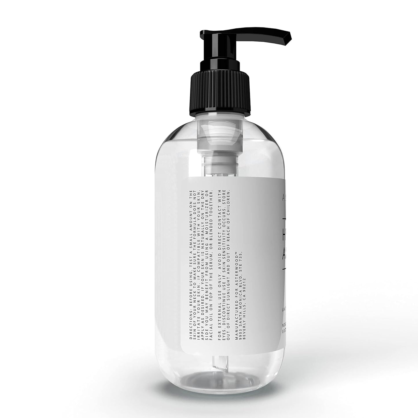 Hyaluronic Acid Serum for Face – Anti-Aging, Hydrating & Plumping Facial Serum for Dry, Sensitive & Mature Skin | Fragrance-Free, Non-Greasy | 8 Fl Oz