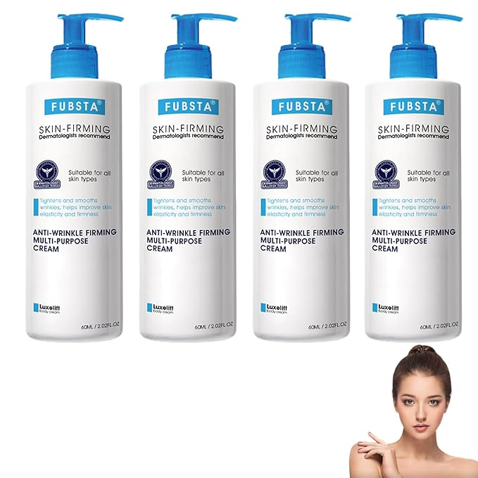 Ultra Firming & Revitalizing Cream, Advanced Body Cream, Tightening Lotion for Renew Skin firmness and Deep Hydration Barrier (4 Bottle)