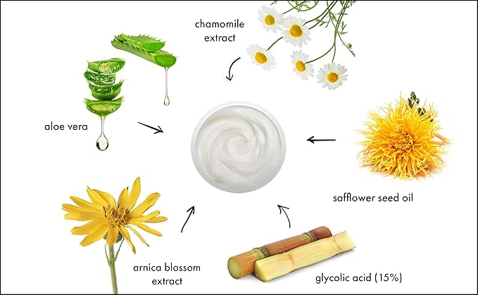 RAYA Glycolic Cream X-50 with AHA (G-329) | Exfoliating Facial Treatment for Non-Sensitive Skin Beginning to Show Signs of Aging | Helps Reduce Lines and Wrinkles | Made with Alpha Hydroxy Acids