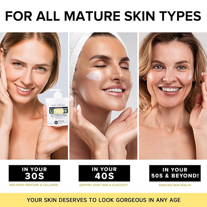 LOVILDS Skin Tightener, LOVILDS Skin Firming Cream, Skin Firming Rejuvenating Cream for All skin Types (2 Bottle)